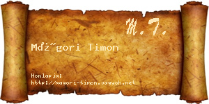 Mágori Timon névjegykártya